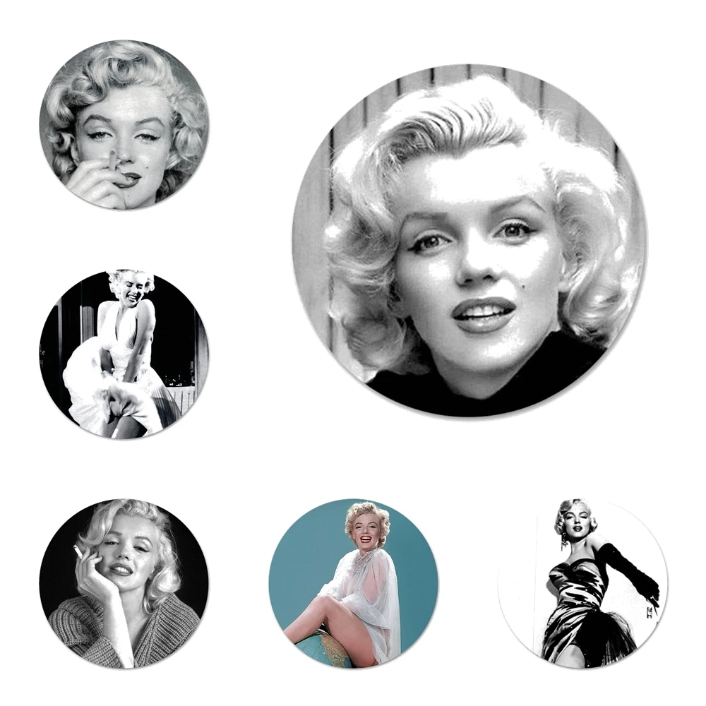 Значок эротичной девушки Мэрилин Монро для одежды украшение рюкзака подарок |