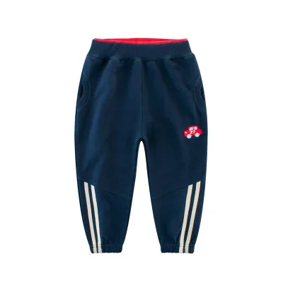 5050 navy 27kids Дети Мультфильм Мальчики брюки Весна Осень Животных Динозавров Печати Дети Брюки Повседневная Пиджаки Мальчики Брюки Детская Одежда - Цвет: 5050 navy