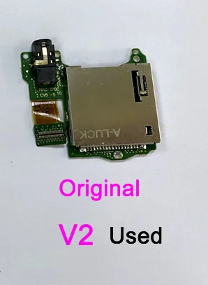 Оригинальный OEM разъем для наушников, 1 шт., кардридер для игр, замена для консоли Nintend Switch V1 V2, ремонт игровой карты