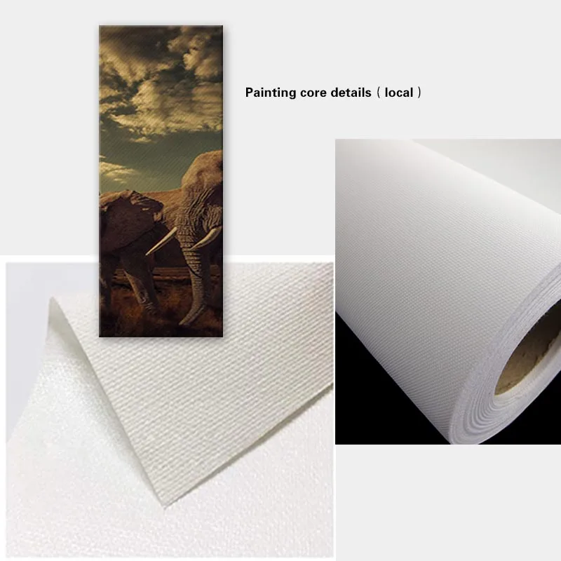 

5P Canvas Painting The Big Family Posters and Prints Wall Art Picture for Living Room Decor No Frame