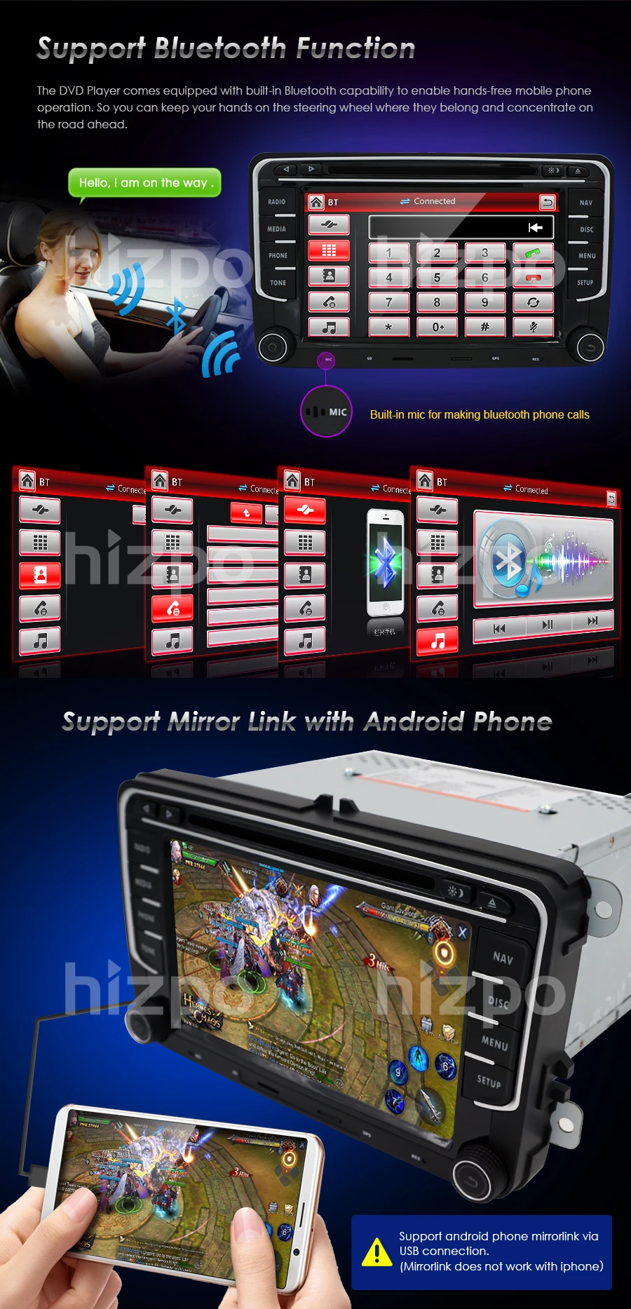 7 ''2 din Автомобильный Радио мультимедийный плеер gps для Volkswagen VW golf passat b6 Touran polo sedan Tiguan jetta DVD USB RDS DAB+ карты