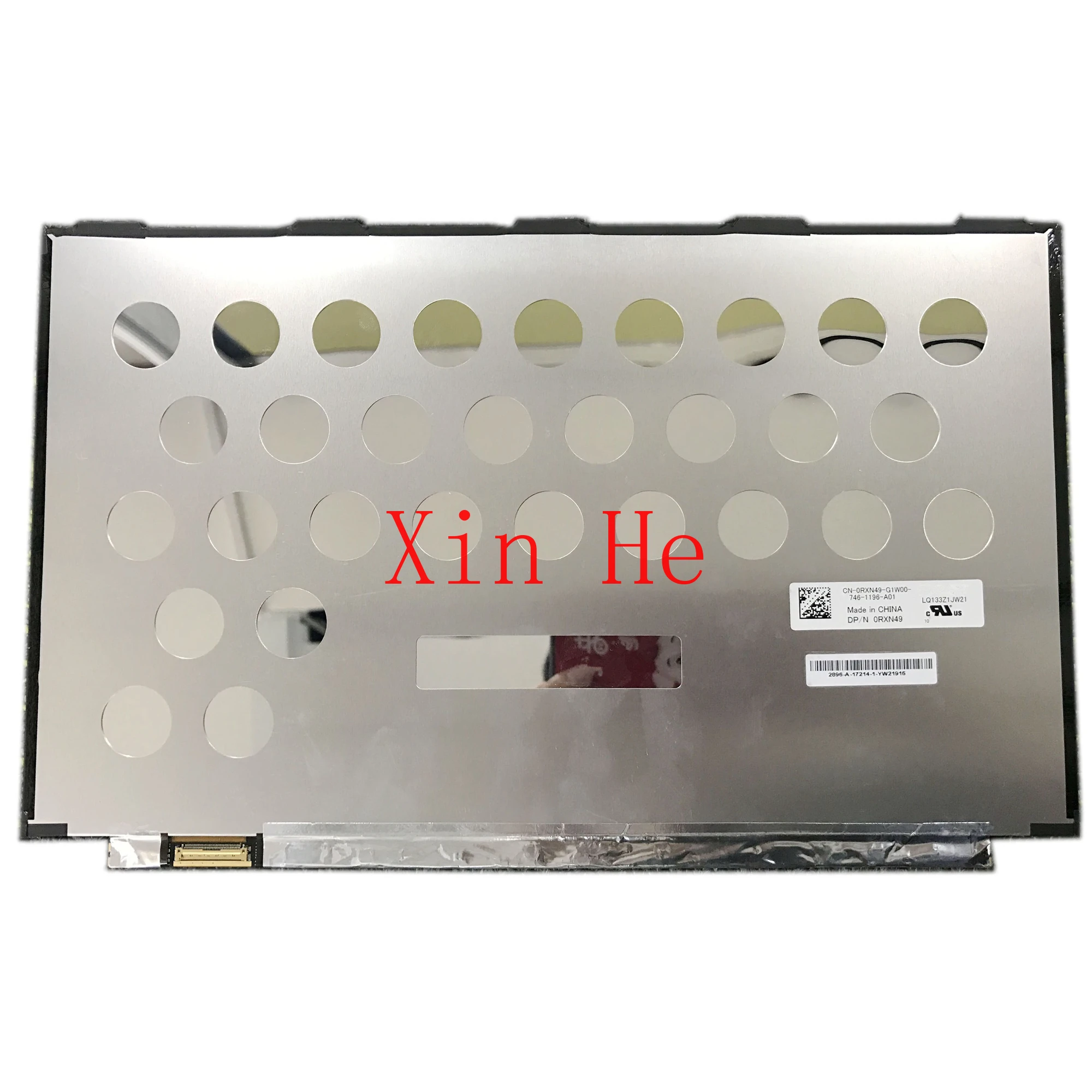 

LQ133Z1JW21 13.3'' QHD LCD LED Screen 3200*1800 EDP 40 pins DP/N 0RXN49