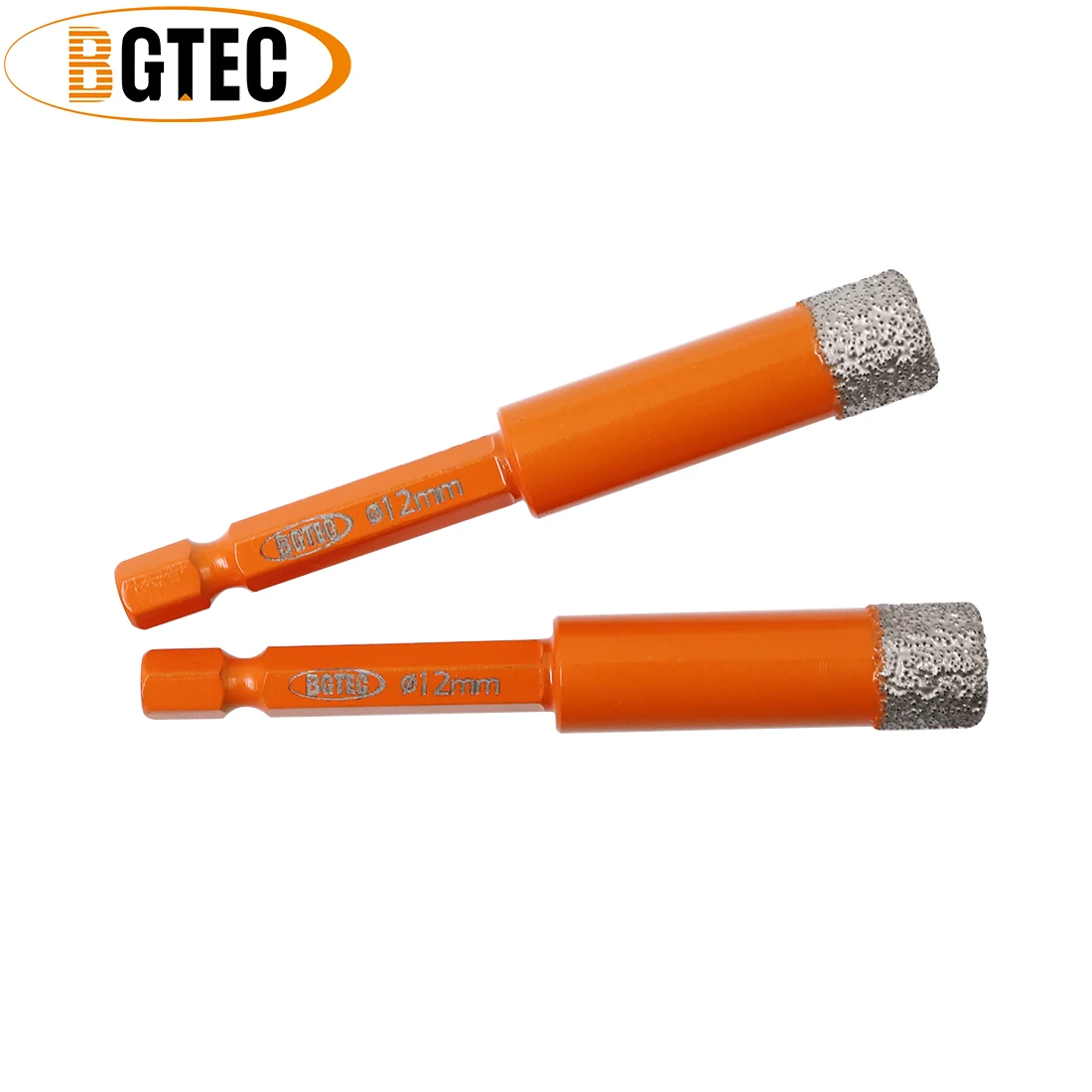 BGTEC 2 шт. 12 мм шестигранный хвостовик быстросохнущие Вакуумные Паяные сверла