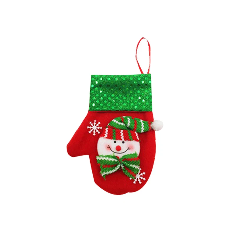 2 шт мультфильм перчатки Форма Санта Клаус Снеговик Лось медведь Рождественский
