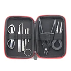 Набор инструментов сделай сам, 9 в 1, аксессуары для атомайзера, электронные керамические пинцеты, зажим для спирали, инструмент сделай сам для сигарет, набор инструментов для сигарет