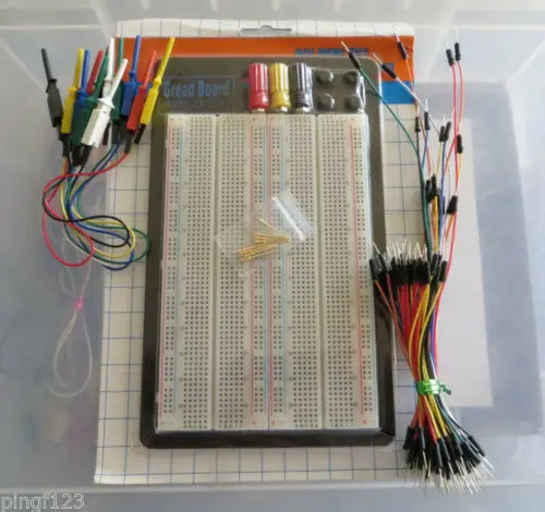 

1660 pts solderless breadboard w smd jumper and wire combo