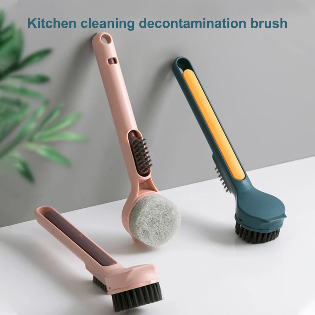 

Brush pot artifact household cup and cup brush kitchen multifunctional pot washing brush non-stick oil dish washing pot brush