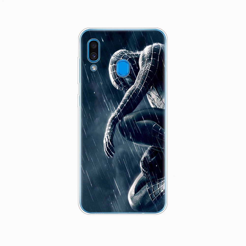 34704 Для samsung Galaxy A30 Чехол-Бумажник для телефона из силикона и ТПУ на samsung Galaxy A30 30 SM-A305F A305F A305 мягкий TPU бампер черный - Цвет: 34704