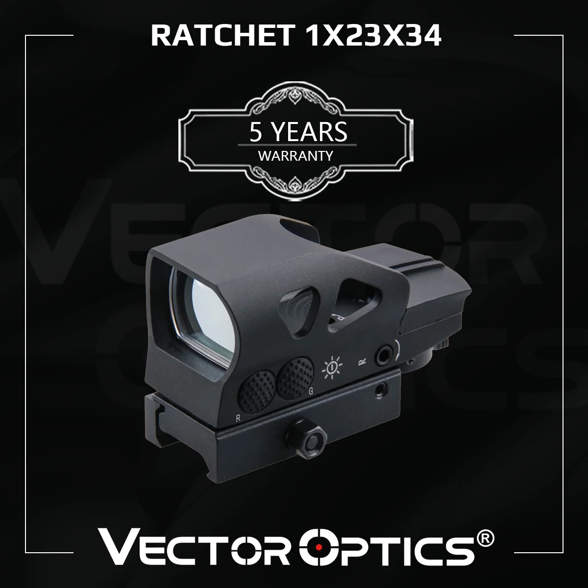 

Прицел для охоты Vector Optics 1x23x34, прицел в виде Красной и зеленой точки с быстросъемным креплением 20 мм, крепление для ружья 12ga 223, 22