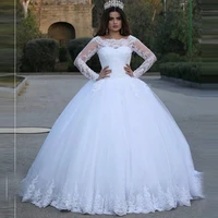 miaoduo princess arabic wedding dresses turkey vintage lace wedding gowns ball gown bride dresses plus size vestido de noiva