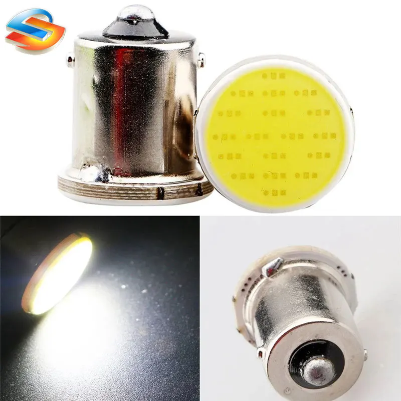 500 шт. 1156 BA15S 1073 1095 1141 1156A 1156NA 93 97 97A 97NA Белый 12 клипов SMD COB автомобильная лампа