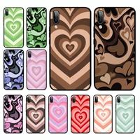 Heart Circle Phone Case For OPPO A3S A1K Reno Realme Pro Vivo Y91C Y51 Y31 Y19 Y17 Y11 V17
