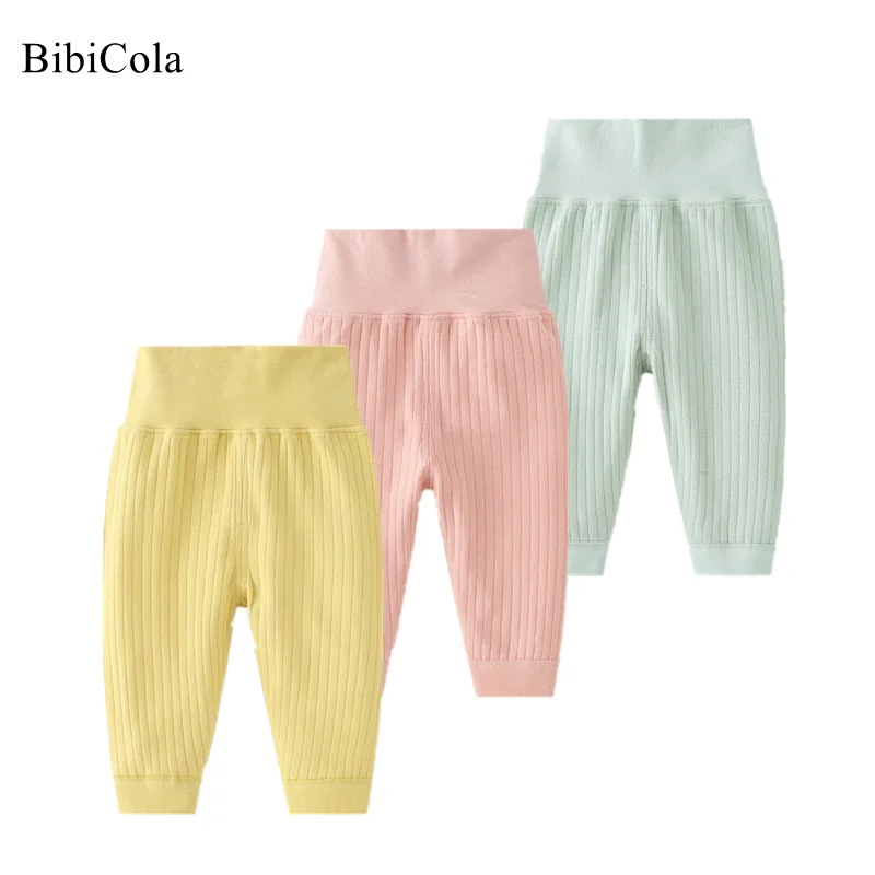 

Baby Girls Legging Baby Boy Bottoms Children Fashion Solid Color High Waist Pants Baby Boy Gilrs Clothes Kids Long Under Pants