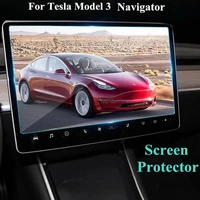1517inch model3 tesla car screen protector clear tempered glass 2 5d 9h car gps for tesla model 3 2021 y s x three accessories