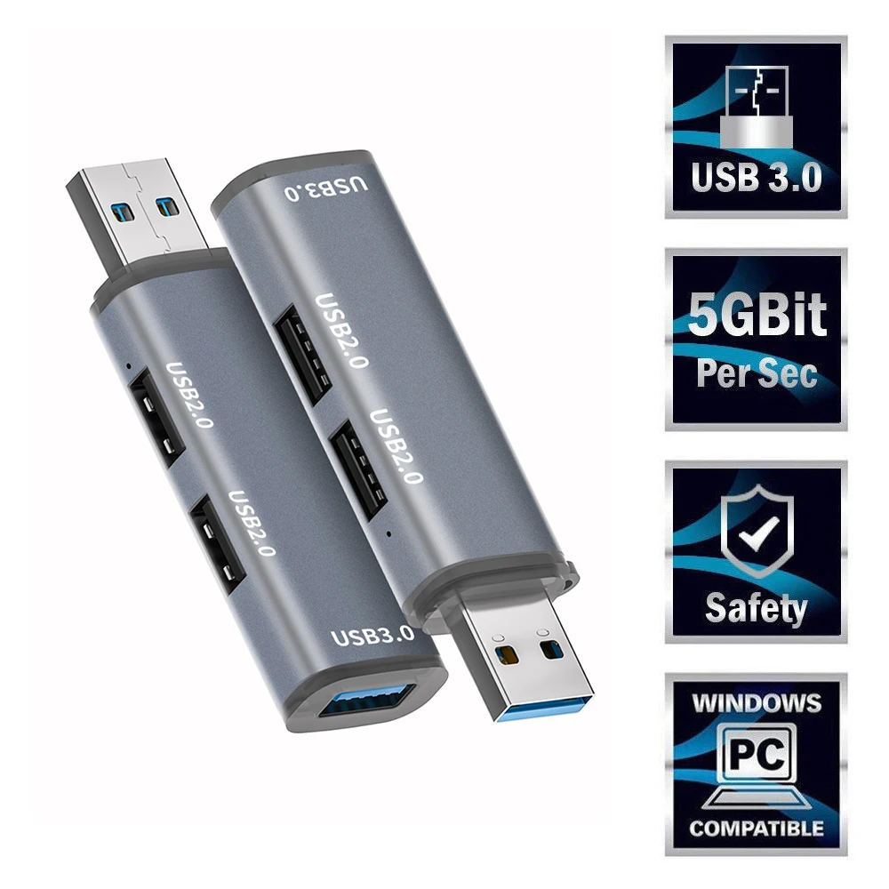 USB-концентратор 3 0 порта мультиразветвитель адаптер OTG для Lenovo Xiaomi Macbook Pro 13 15 Air