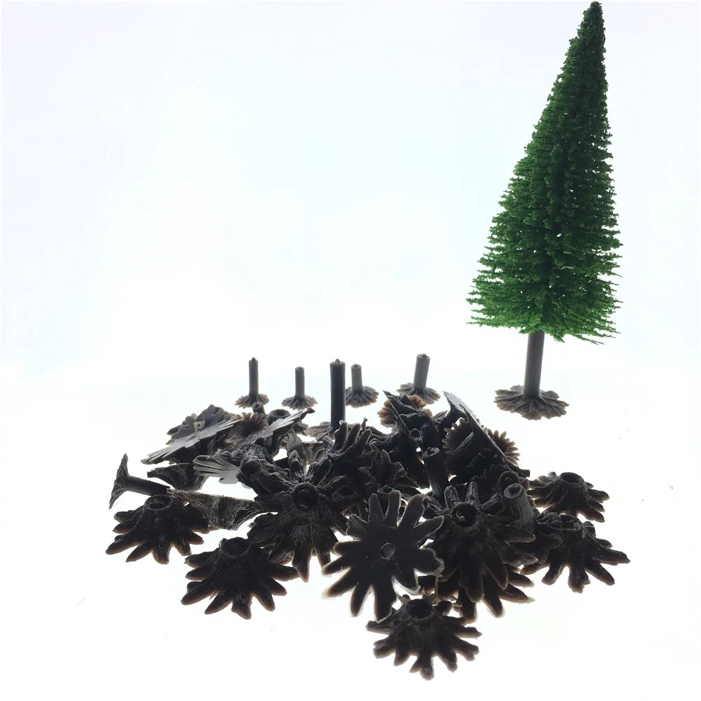 50 шт./лот архитектурная модель корневая основа для Хо-поезда макет Наборы игрушек