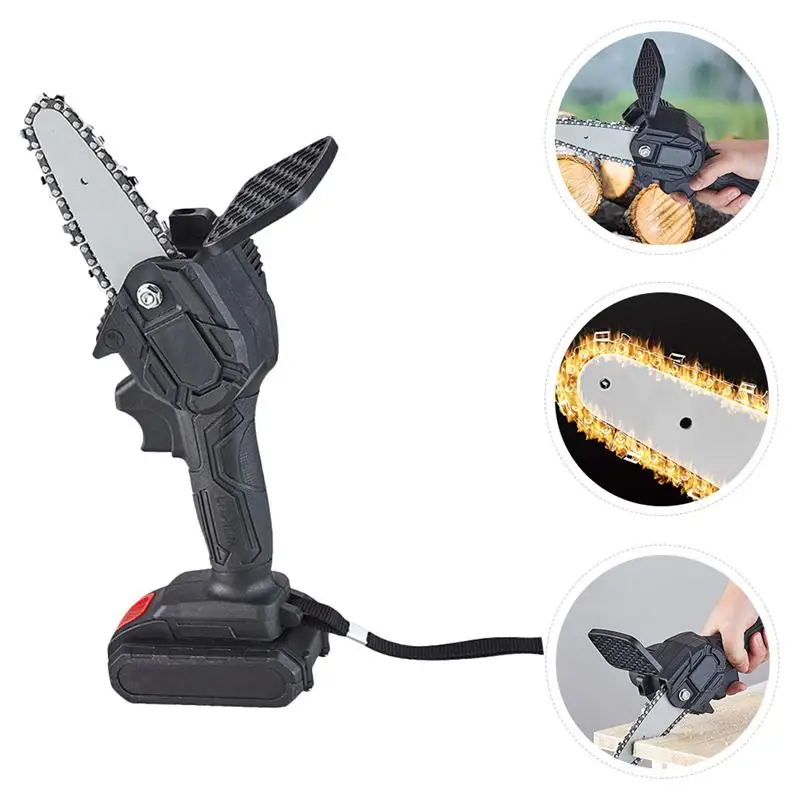 

1 Set of Household Chainsaw Small Sawing Tool Electric Timber Sawing (EU Plug)