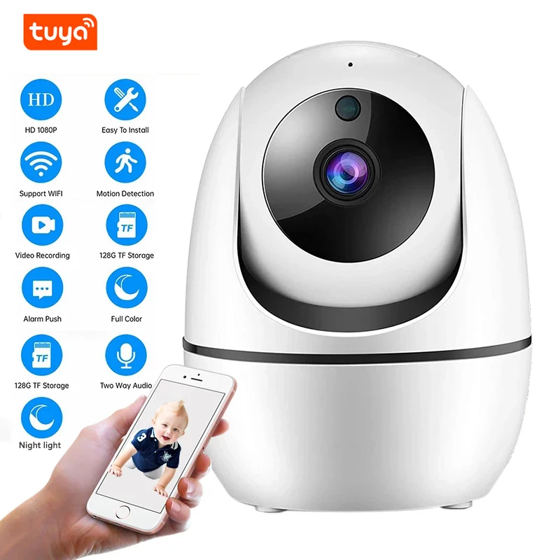 

IP-камера умная Беспроводная с поддержкой Wi-Fi, 1080P