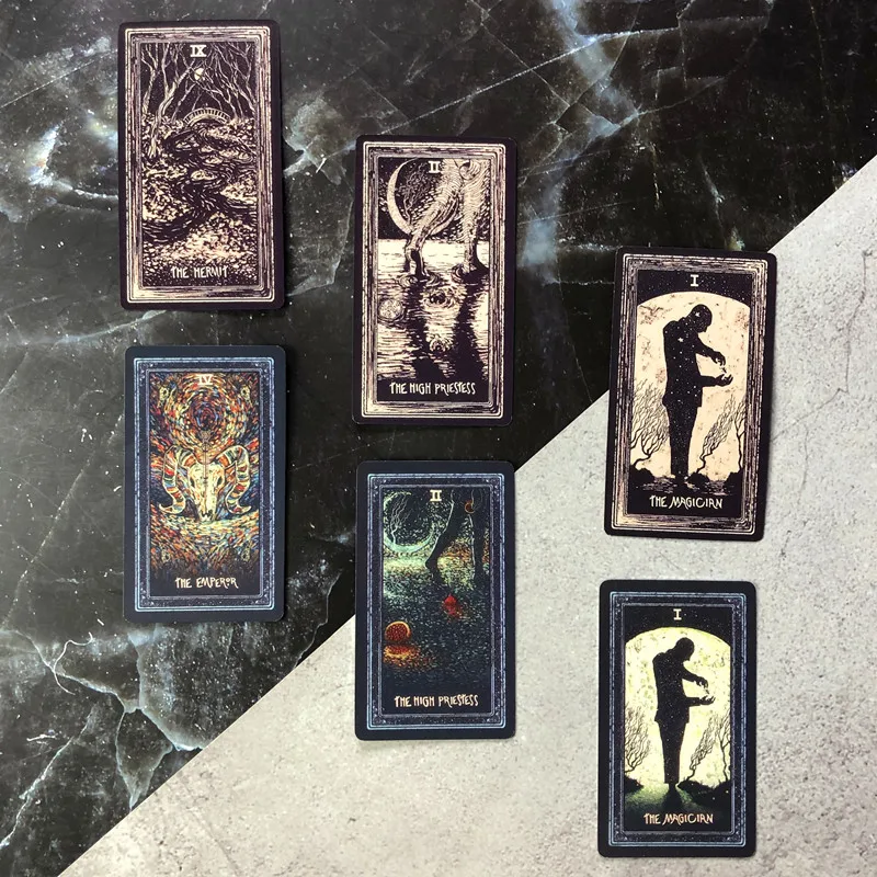 Карточный стол Prisma Vision Tarot 78 шт. настольные игры с карточками принтом Оракул для