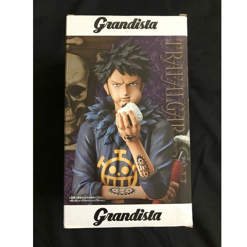 

One Piece Trafalgar Law Red Heart Pirates Trafalgar D Water Law Golden Cat Sticker Original Version PVC Action Figure Toy Q403