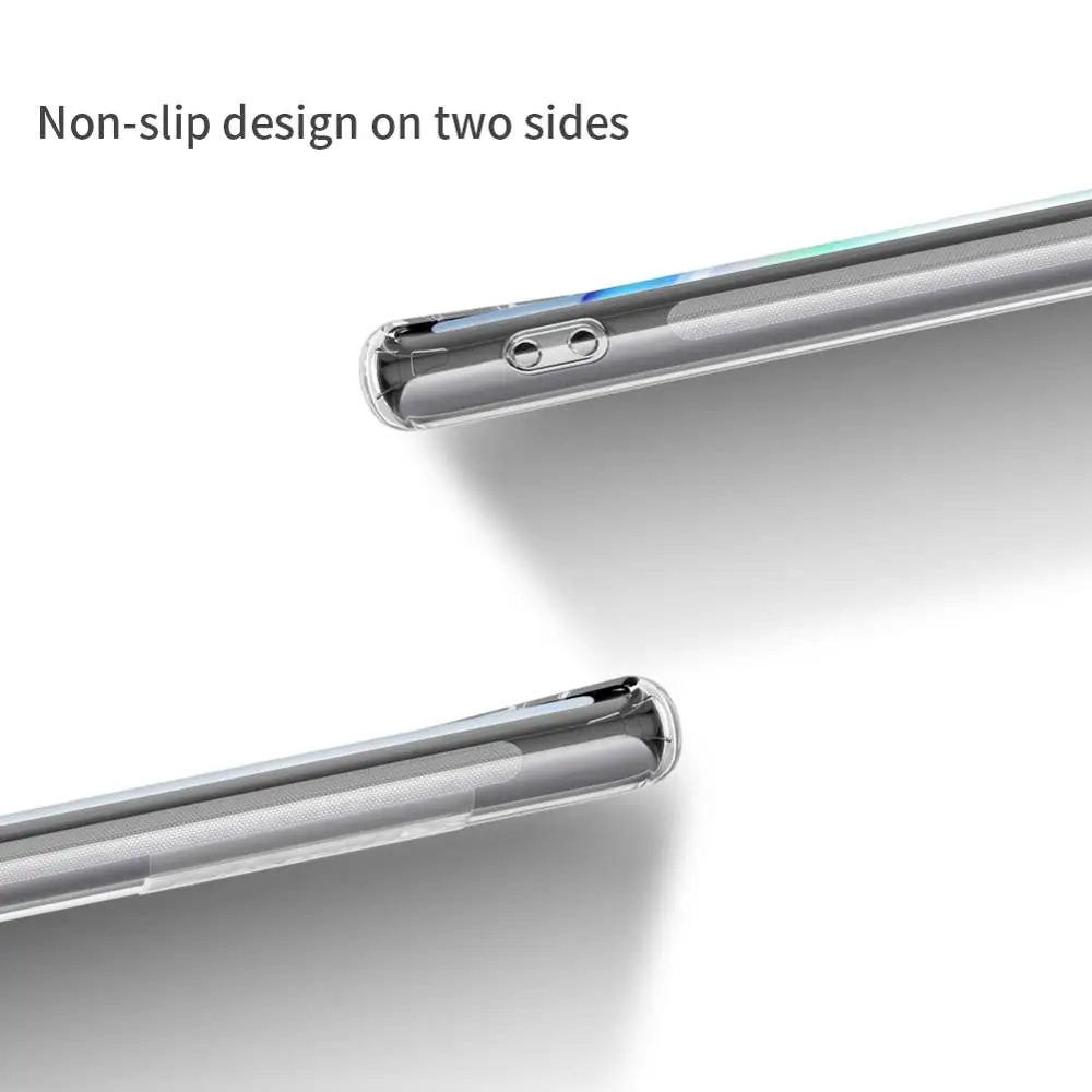 Чехол для Samsung Galaxy Note 10 + Nillkin Nature Мягкий ТПУ силиконовый прозрачный чехол-накладка