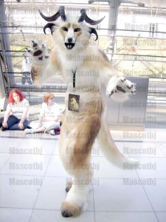 Новинка унисекс Хаски собака волк лиса меховой костюм талисман для косплея