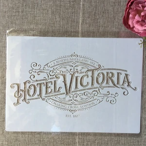 Трафареты A4 29 см для слоев в гостиницах сделай сам, декоративные шаблоны для росписи, скрапбукинга, раскрашивания, тиснения, альбома