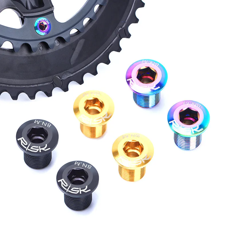 Титановые детали для шатуна велосипеда SHIMANO 105 / ULTEGRA|Шатун и передняя звездочка
