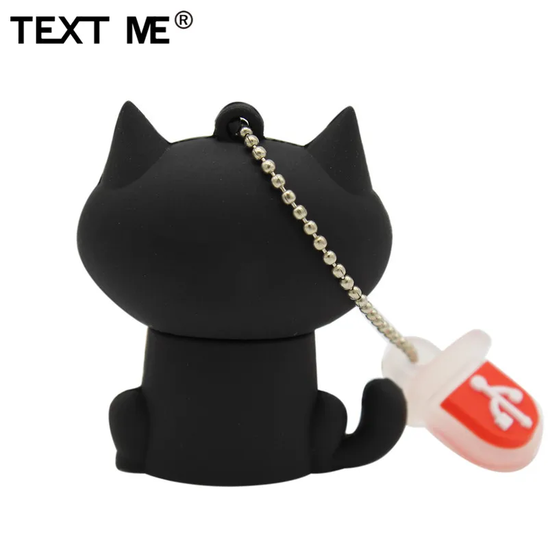 TEXT ME Мультфильм Белл Кот модель usb2.0 4 ГБ 8 ГБ 16 ГБ 32 ГБ 64 ГБ флеш-накопитель USB флеш-накопитель креативный подарок