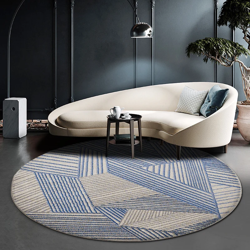 

Nordic Ins Style Round Carpets Living Room Home Bedroom Modern Carpet European Sofa Mat Study Table Rugs Chair Simple Coffee