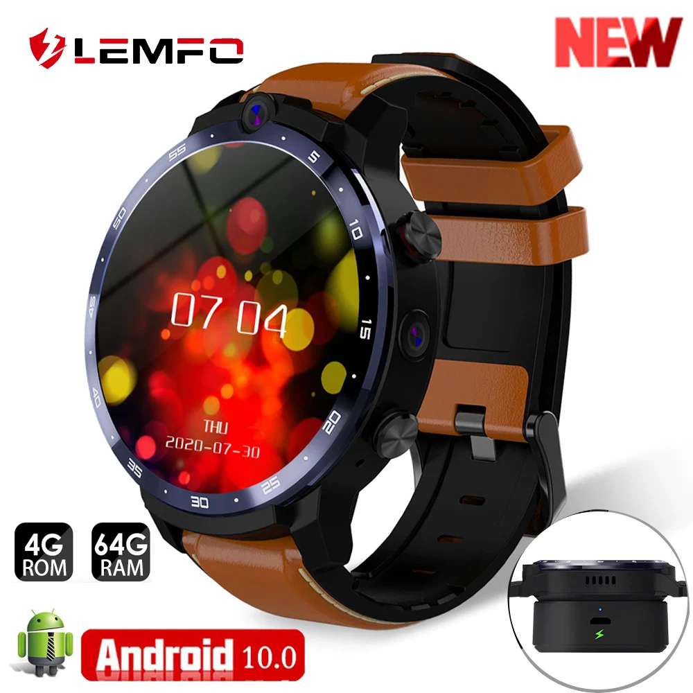 Смарт часы LEMFO LEM12 Pro Android 10 4G 64 ГБ 900 мАч|Смарт-часы| |