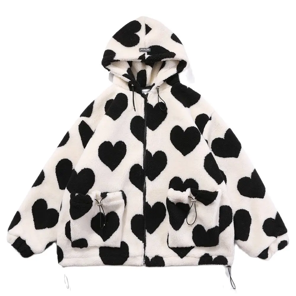 

Мужская зимняя куртка из овечьей шерсти, с капюшоном и карманами