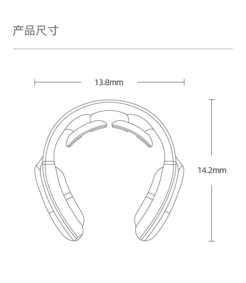 Новый Умный массажер для шеи и плеч Электрический Импульсный шейный позвонок