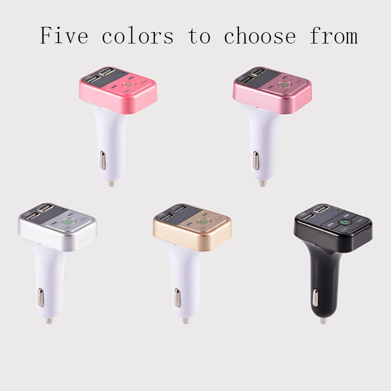 Автомобильный mp3 плеер FM передатчик приемник Bluetooth 5 0 U диск флэш карта TF а