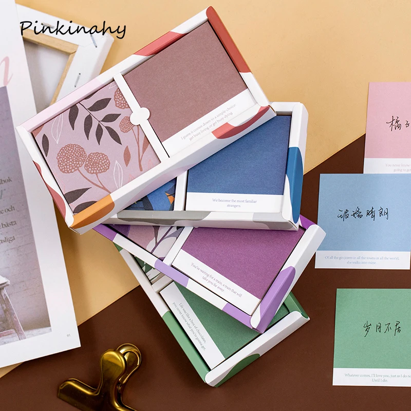 320 шт./кор. натуральных листьев Европа Блокнот Бумага бумаги для заметок на