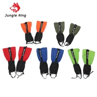 jungle king outdoor mountaineering camping ski supplies hiking sand proof shoe covers men women leg covers 420d oxford lattice