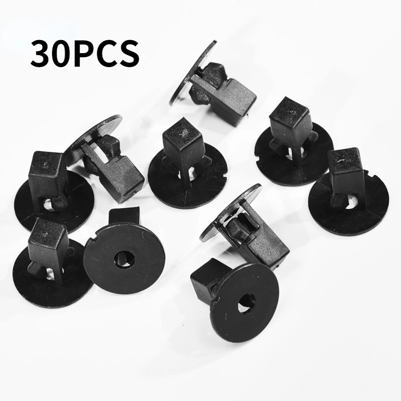 

30pcs 9MM Car Fender Liner Screw Grommets Fastener Clips For Toyota Yaris Previa 4Runner Avalon Camry Celica Corolla FJ Land =