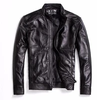 shipping brand classic free men sheepskin jacketsmens genuine leather jacket fashion casual business coatplus size clothes
