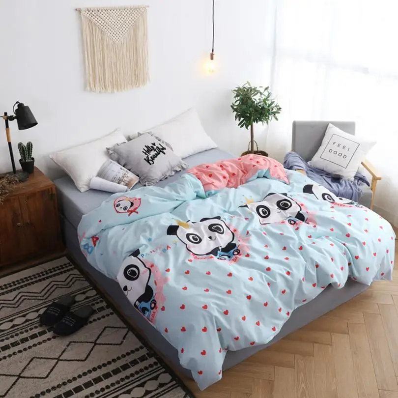 Prezzo 1PCS Cartoon Kids Duvet Cover Bedding Quilt Blanket Comforter Cover Single Double Queen King Customized 150*200cm