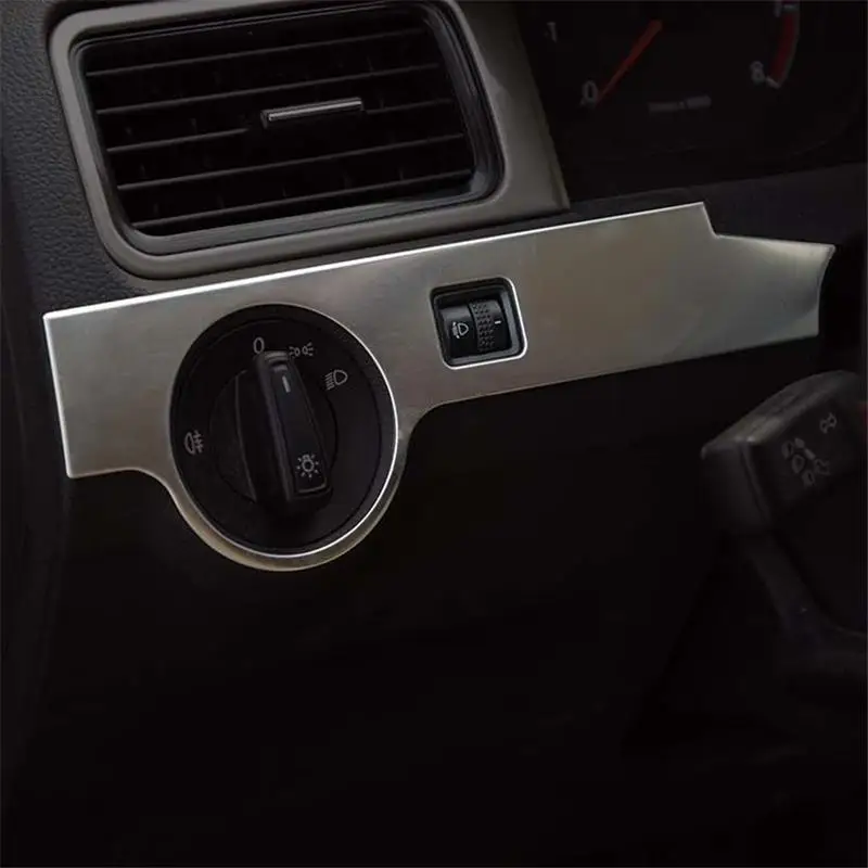 Автомобильный хромированный автомобильный налобный фонарь аксессуары для