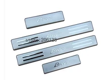door sill strip for fiat bravo 2008 2012 stainless steel scuff plates welcome pedal car stickers auto accessories 4pcs