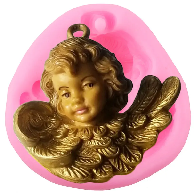 Крылья Ангела силиконовые формы кекс Топпер помадка Шоколадные конфеты