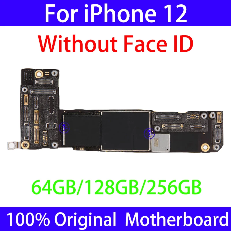 

Original Support Update For iPhone12 motherboard 64G 128G 256GB Logic board Free iCloud For iPhone 12 mainboard With IOS MB