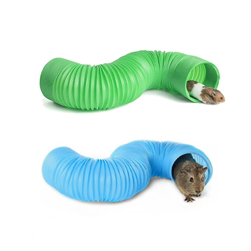 

Small Pet Fun Tunnel Telescopic 100cm Pipe Guinea Pig Hedgehog My Neighbor Totoro Ferret Products Hamster Toys