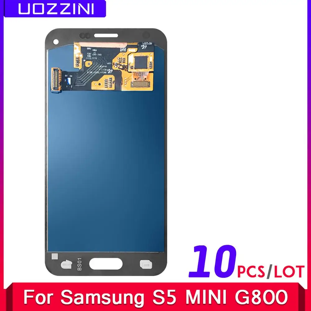 10 шт./лот Super AMOLED для Samsung Galaxy S5 Mini G800 G800F G800H 100% протестированный ЖК дисплей