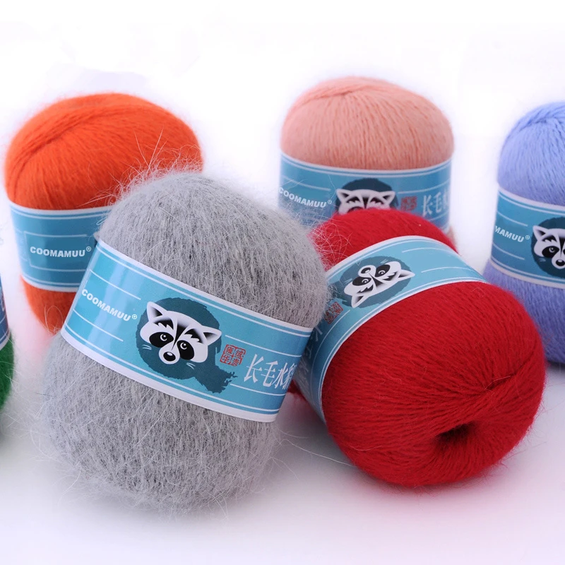 Мягкая норковая кашемировая пряжа для свитера шарфа шапки не скатываются ручное