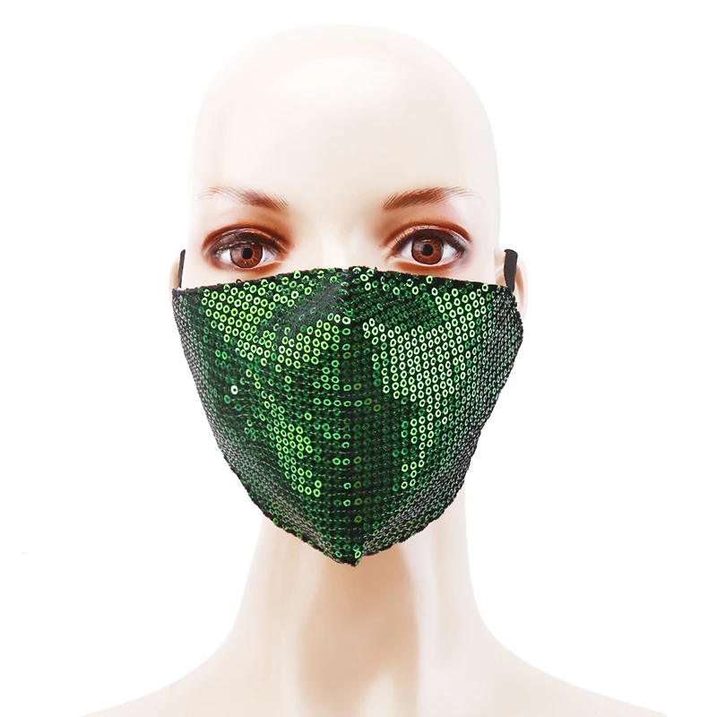 

Фестиваль Вечерние Блестки маска для лица для женщин модная ткань маска для лица взрослых маски гигиеническая одобренный маска для лица с в...