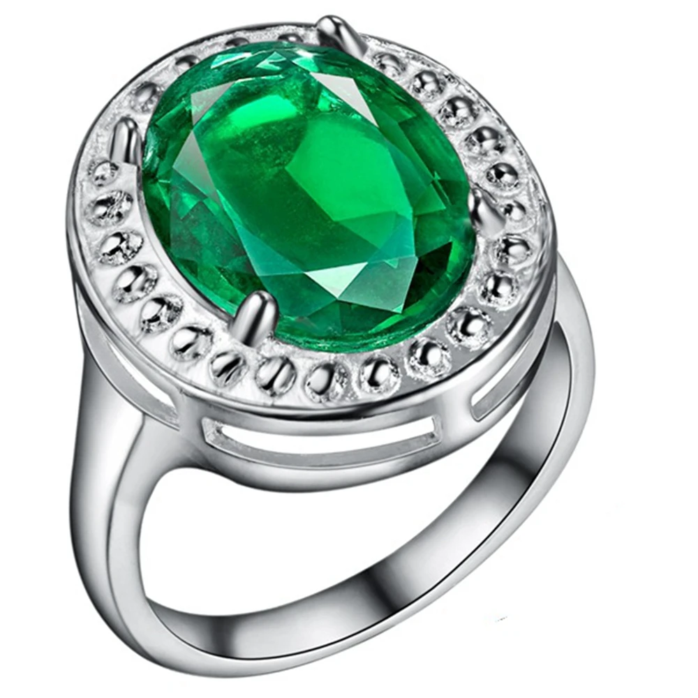 Роскошный свадебный женский ювелирный набор белое золото украшенный Blingbling