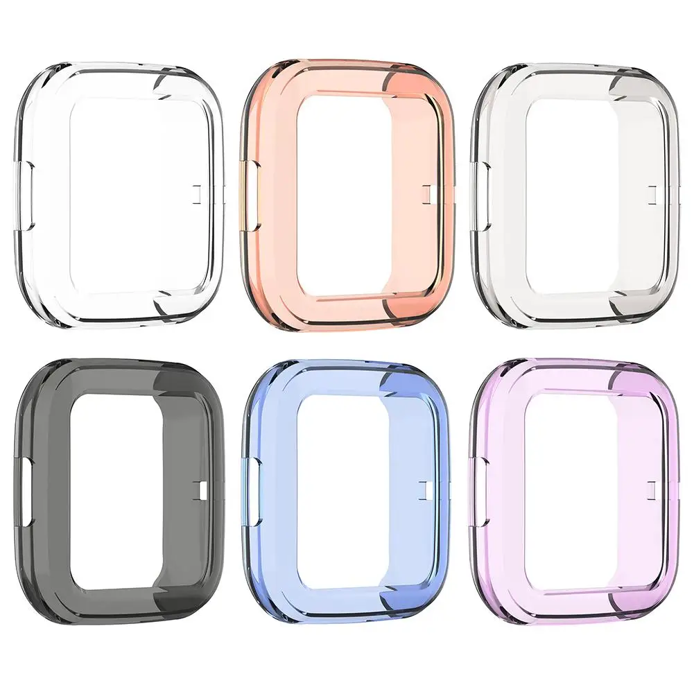 Смарт часы защитный чехол для Fitbit Versa 2 новый высококачественный ТПУ полный экран