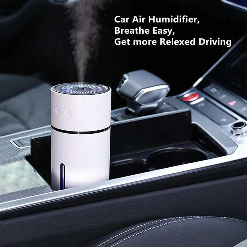 

Portable Humidifier 260ml Humidifier, USB Personal Desk Air Humidifier with Night Light,Waterless Auto Shut-Off Whisper Quiet